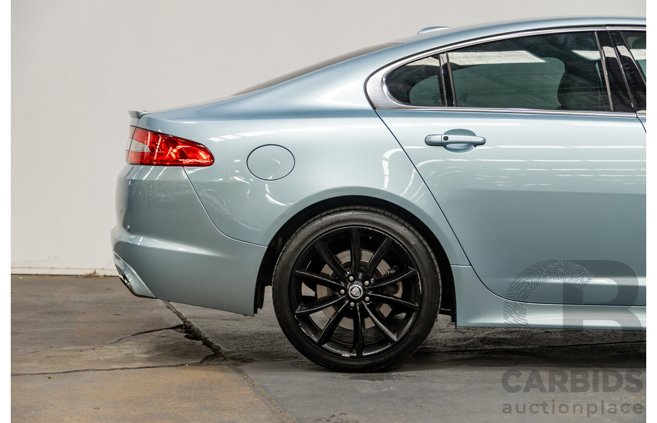 9/2012 Jaguar XF 3.0D S MY12 4d Sedan Crystal Blue Metallic Twin Turbo Diesel V6 3.0L