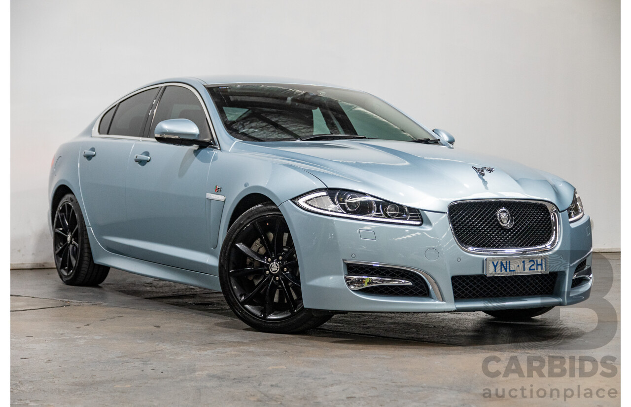 9/2012 Jaguar XF 3.0D S MY12 4d Sedan Crystal Blue Metallic Twin Turbo Diesel V6 3.0L