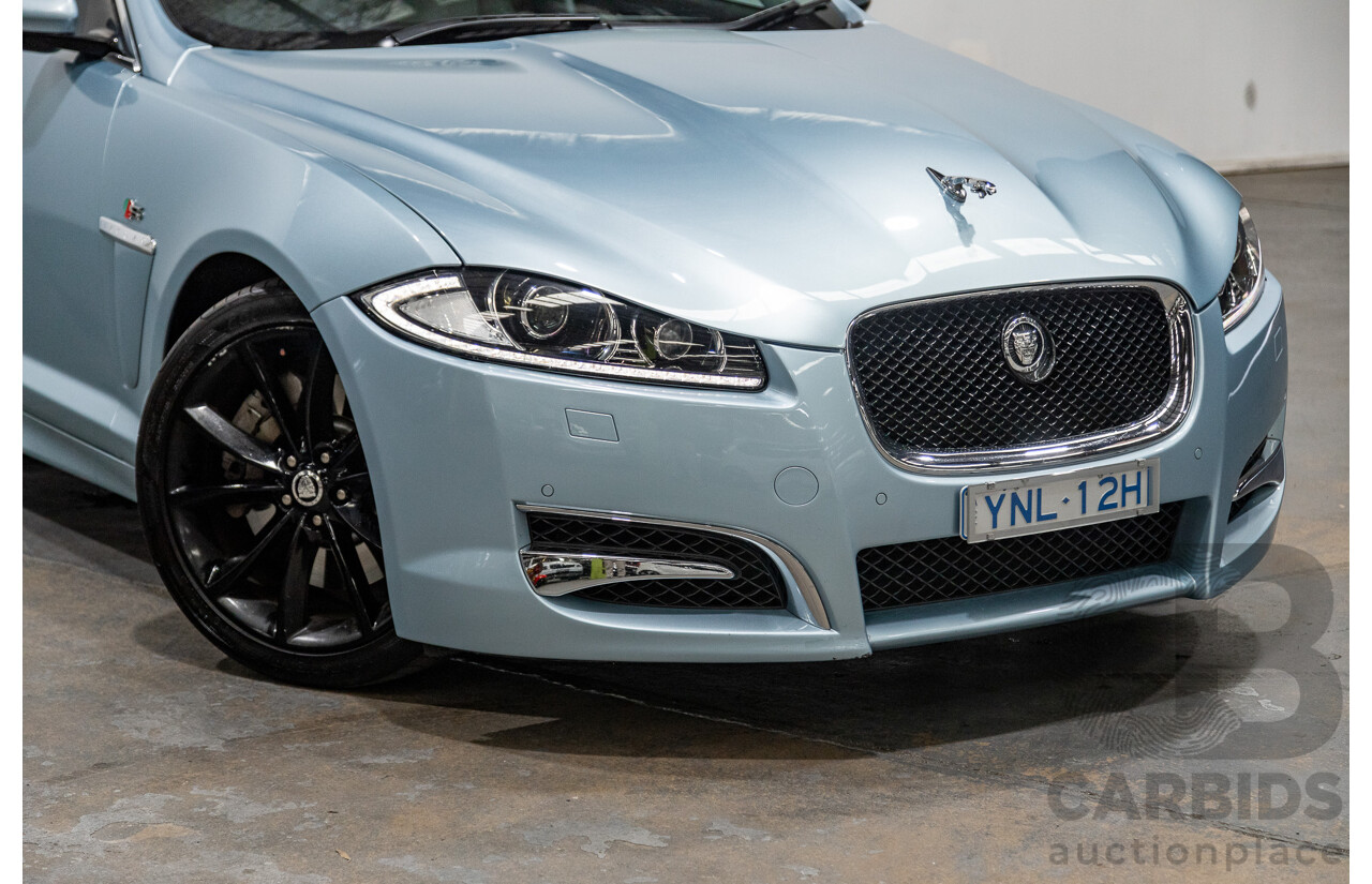 9/2012 Jaguar XF 3.0D S MY12 4d Sedan Crystal Blue Metallic Twin Turbo Diesel V6 3.0L