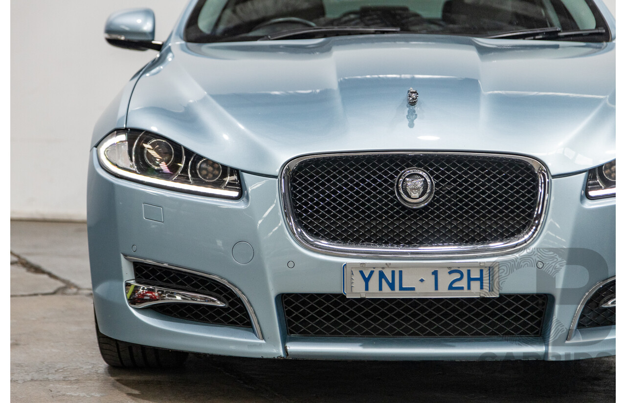 9/2012 Jaguar XF 3.0D S MY12 4d Sedan Crystal Blue Metallic Twin Turbo Diesel V6 3.0L