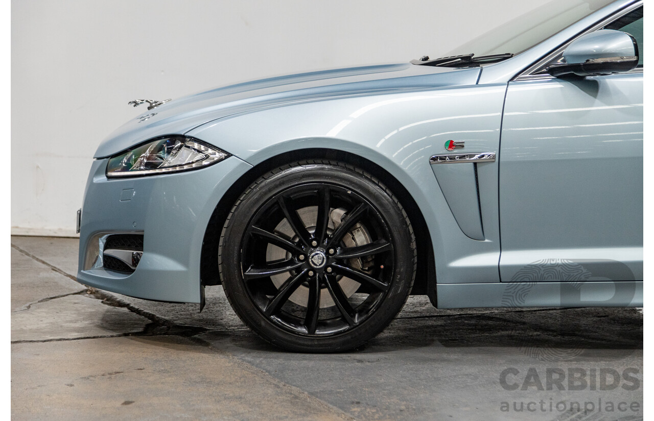 9/2012 Jaguar XF 3.0D S MY12 4d Sedan Crystal Blue Metallic Twin Turbo Diesel V6 3.0L