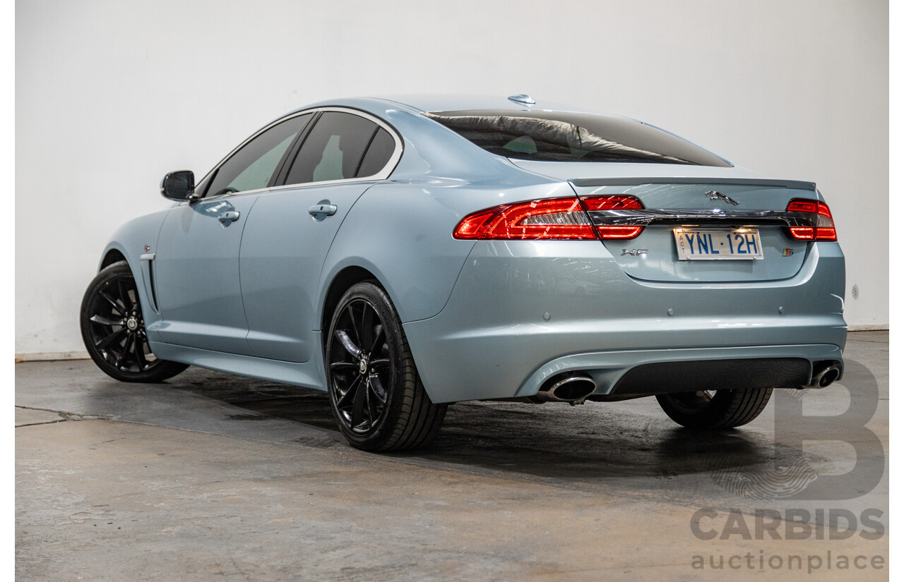 9/2012 Jaguar XF 3.0D S MY12 4d Sedan Crystal Blue Metallic Twin Turbo Diesel V6 3.0L