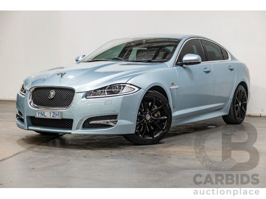 9/2012 Jaguar XF 3.0D S MY12 4d Sedan Crystal Blue Metallic Twin Turbo Diesel V6 3.0L