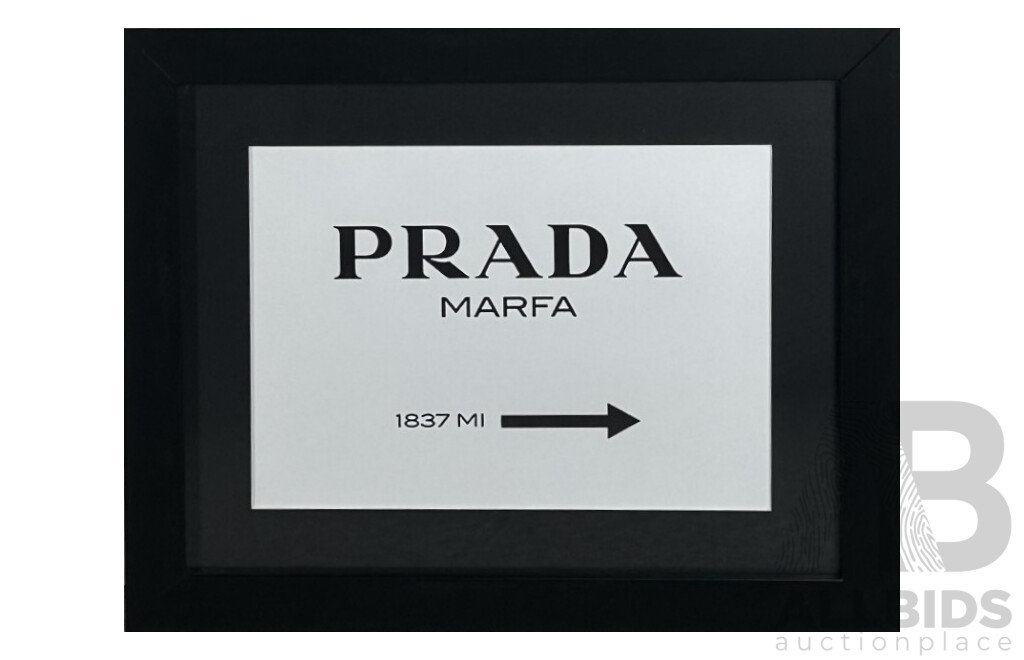 Collection of Three Designer Label Advertisements, Chanel Parfum No 5, Prada & Coffee Table Books With Stilettos, Quality Reproduction Prints, 40 x 33 cm x 2 & 33 x 44 cm x 1 (3)