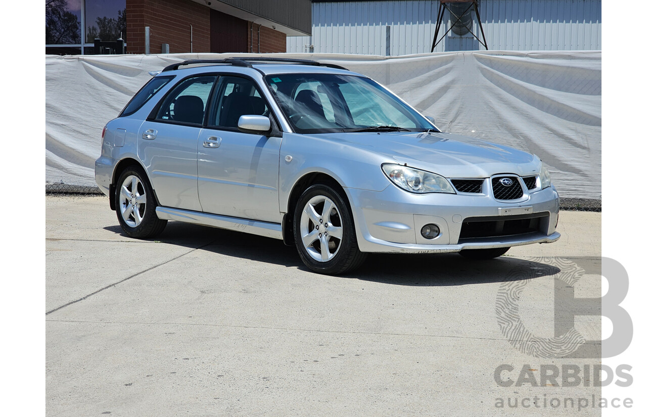 10/2006 Subaru Impreza RV (awd) MY07 5d Hatchback Silver 2.0L