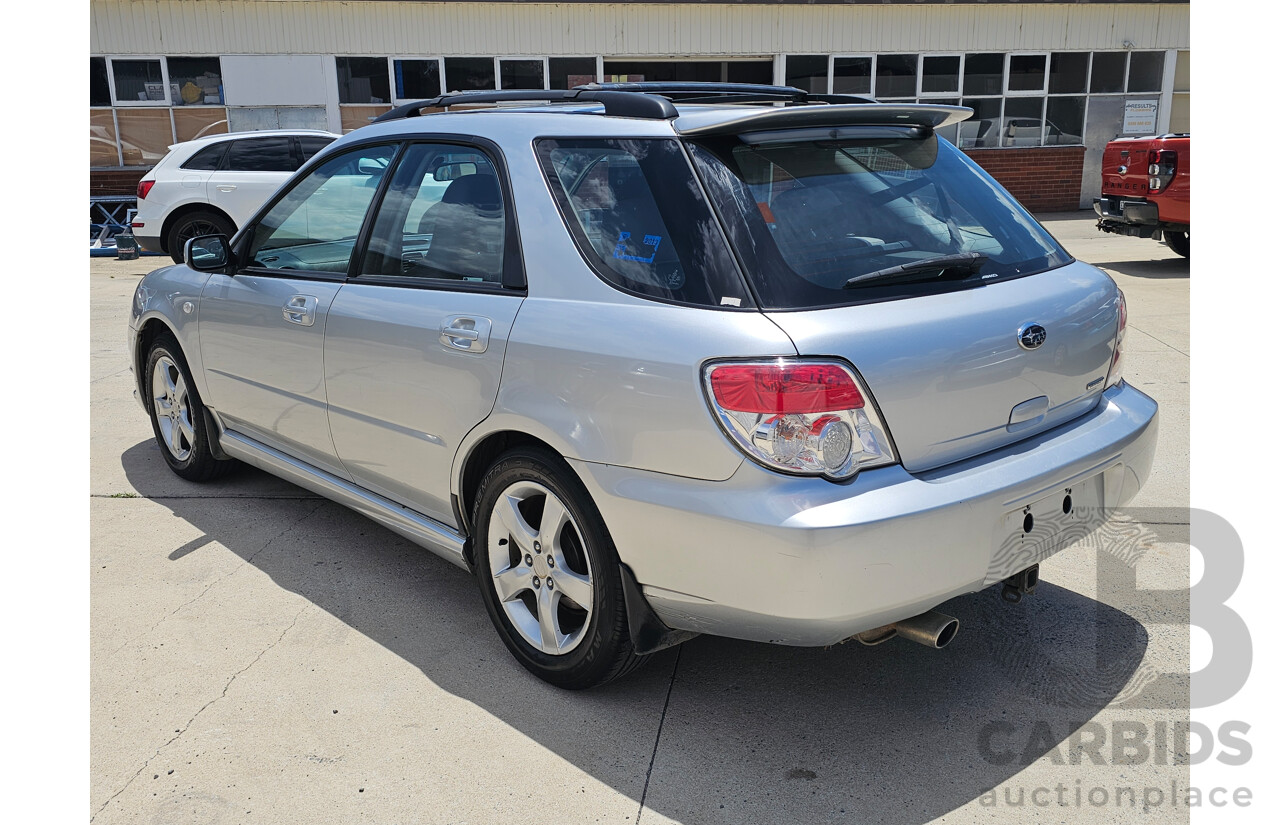 10/2006 Subaru Impreza RV (awd) MY07 5d Hatchback Silver 2.0L