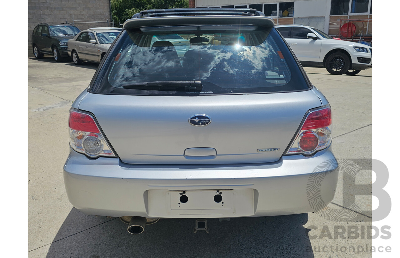 10/2006 Subaru Impreza RV (awd) MY07 5d Hatchback Silver 2.0L