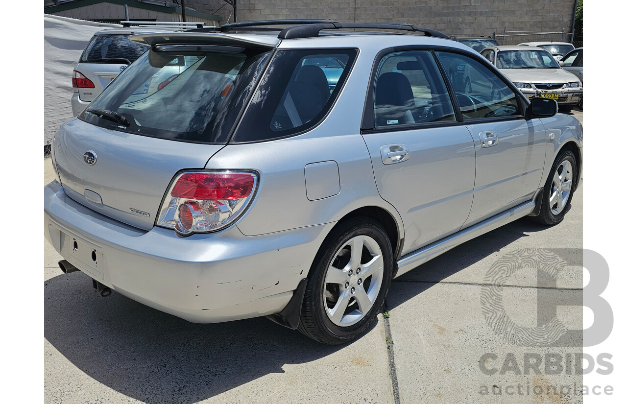 10/2006 Subaru Impreza RV (awd) MY07 5d Hatchback Silver 2.0L