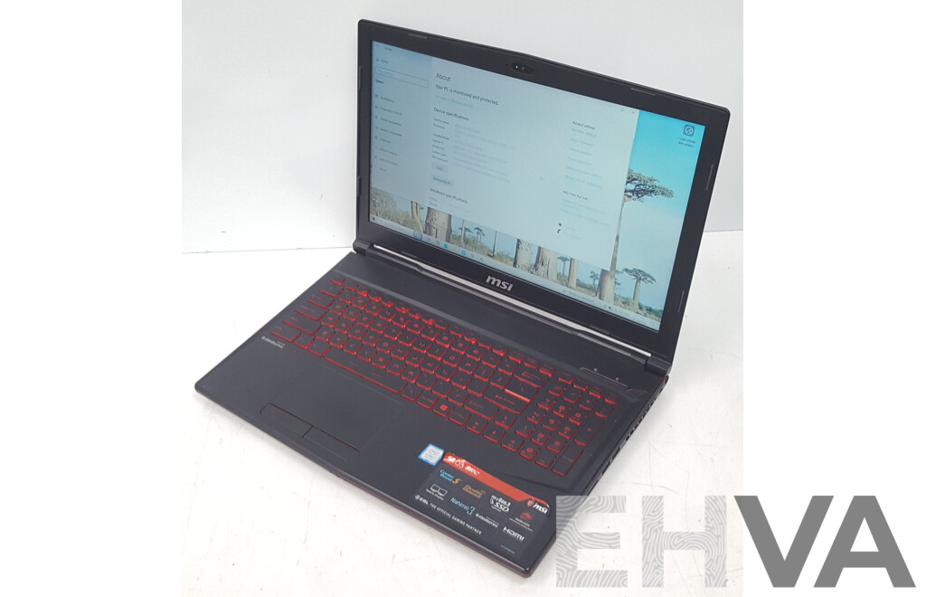 MSI GL63 8RC Intel Core i7 (8750H) 2.20GHz-4.10GHz 6-Core CPU 15.6-Inch Gaming Laptop w/ NVIDIA GeForce GTX 1050