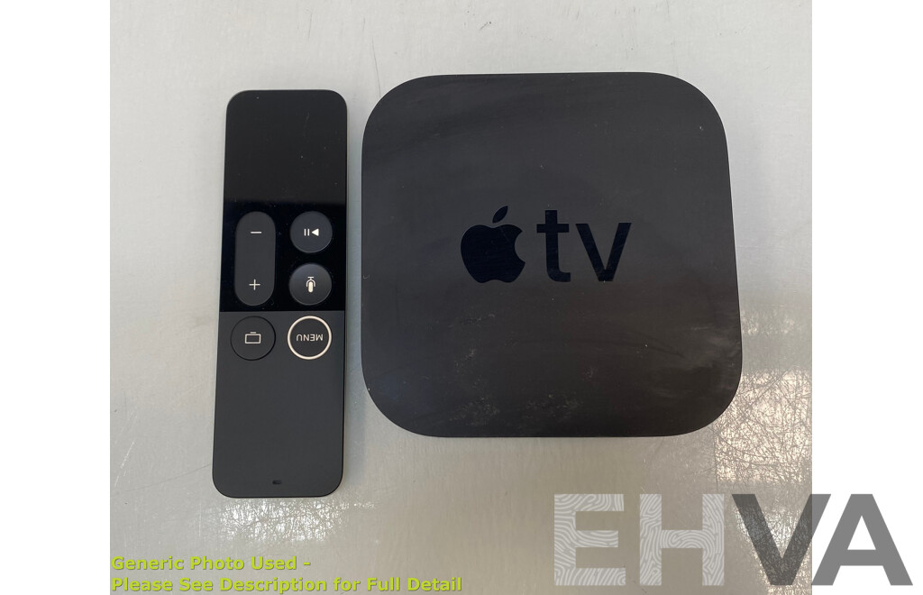 Apple TV (A1625) 4th Generation HD Media Streamer