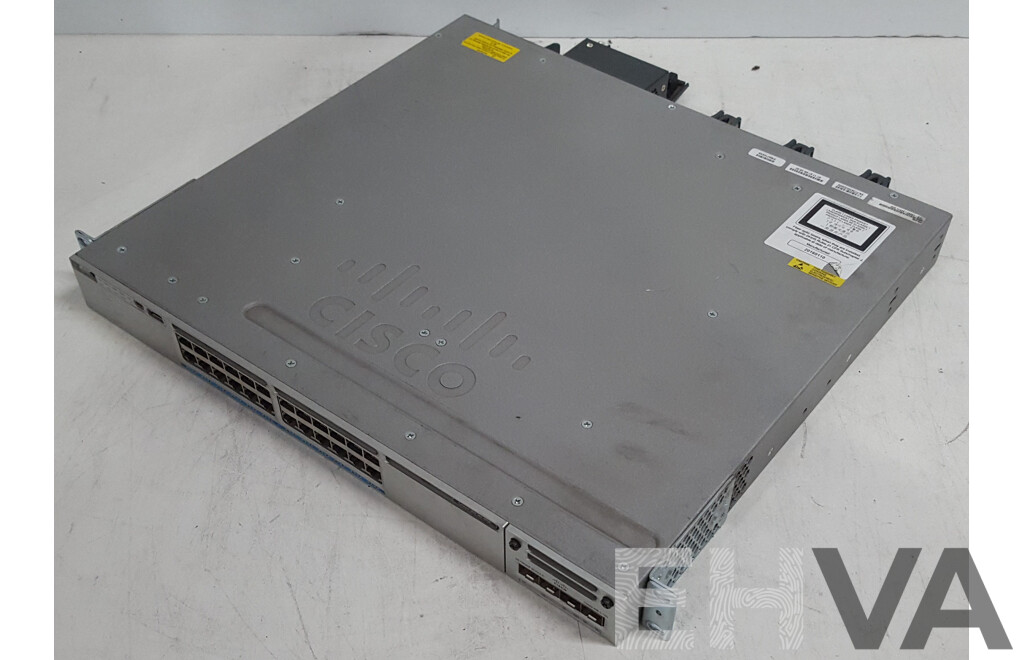 Cisco (WS-C3850-24XUL) Catalyst 3850-24X UPoE 24-Port 10Gigabit Ethernet Switch