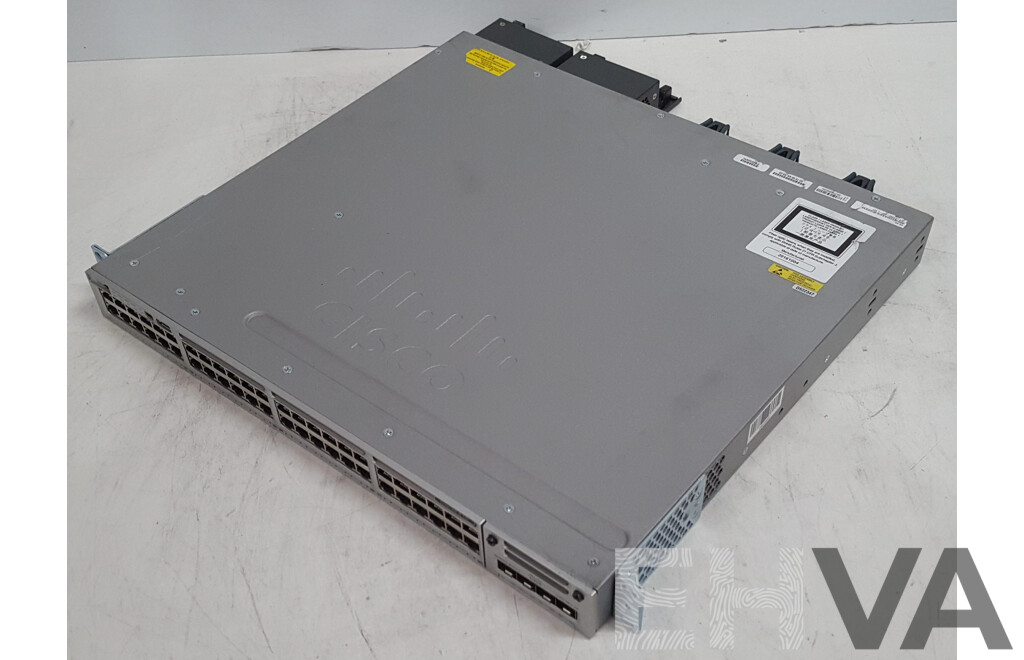Cisco (WS-C3850-48P-L) Catalyst 3850 48 PoE+ 48-Port Gigabit Switch