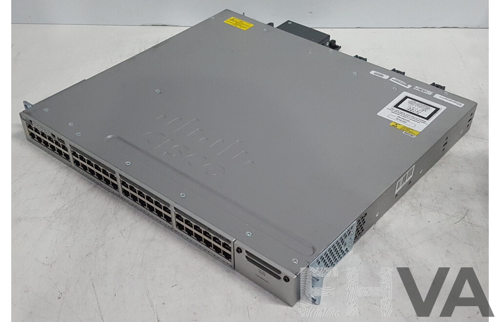 Cisco (WS-C3850-48P-L) Catalyst 3850 48 PoE+ 48-Port Gigabit Switch