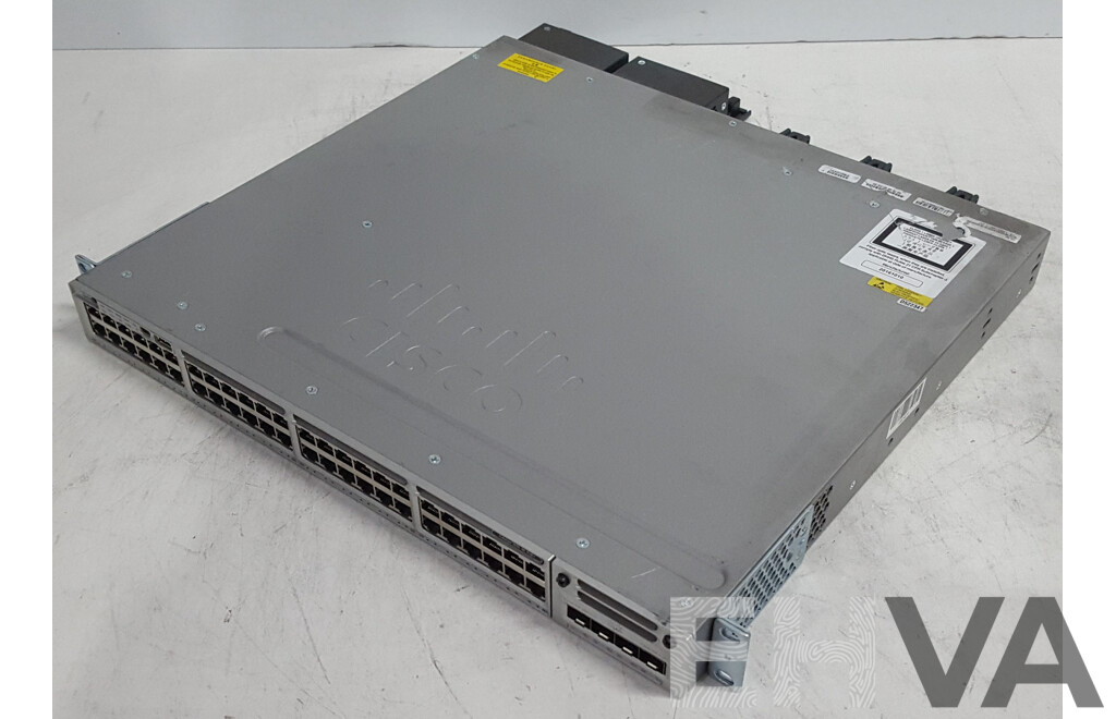 Cisco (WS-C3850-48P-L) Catalyst 3850 48 PoE+ 48-Port Gigabit Switch