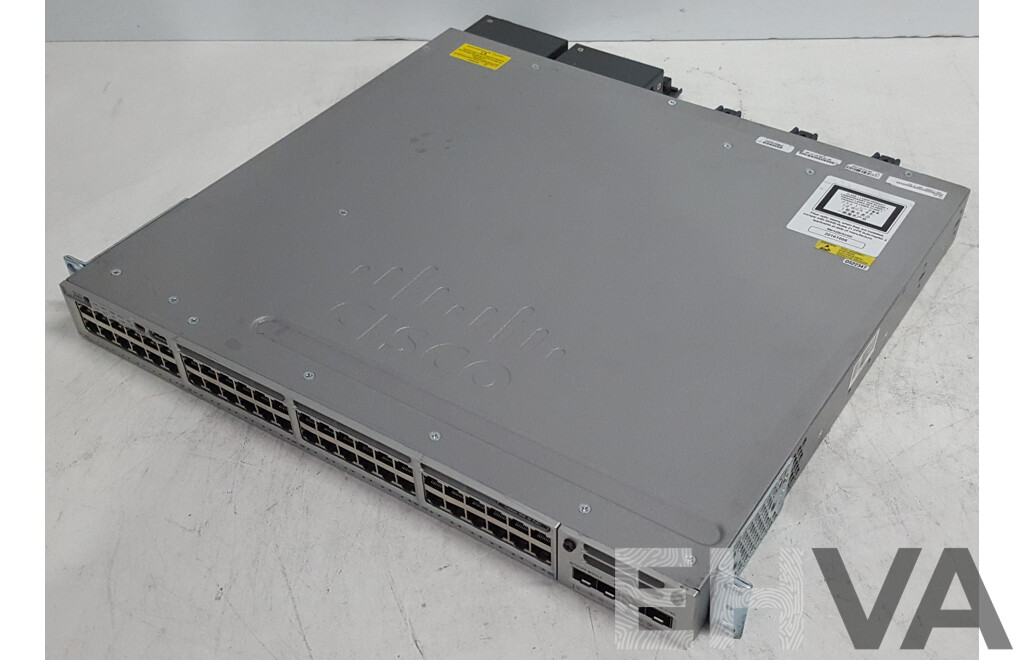 Cisco (WS-C3850-48P-L) Catalyst 3850 48 PoE+ 48-Port Gigabit Switch