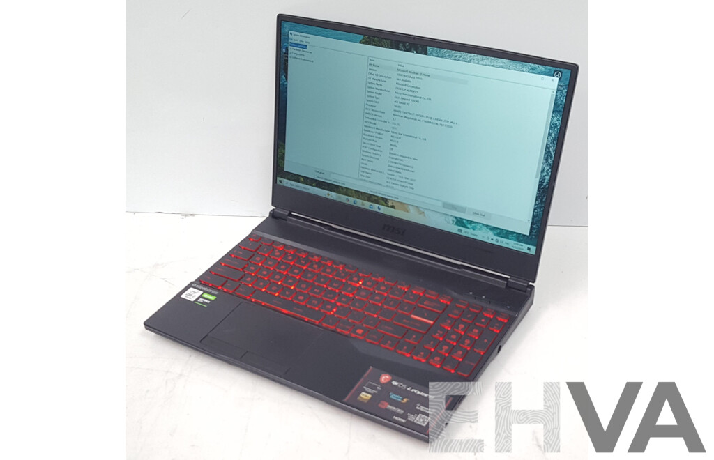 MSI GL65 Leopard (10SCXR) Intel Core i7 (10750H) 2.60GHz-5.00GHz 6-Core CPU 15.6-Inch Gaming Laptop w/ NVIDIA GeForce GTX 1650