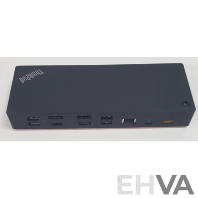 Lenovo (DUD9011D1) ThinkPad Hybrid USB-C with USB-A Dock W/ Power Supply