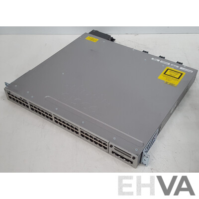 Cisco (WS-C3850-48F-S) Catalyst 3850 48 PoE+ 48-Port Gigabit Switch