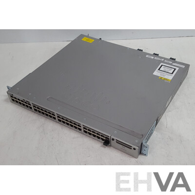 Cisco (WS-C3850-48P-L) Catalyst 3850 48 PoE+ 48-Port Gigabit Switch