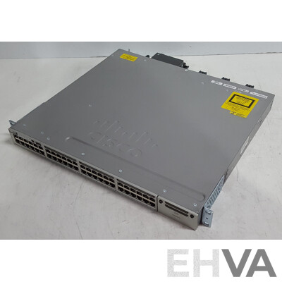 Cisco (WS-C3850-48F-S) Catalyst 3850 48 PoE+ 48-Port Gigabit Switch