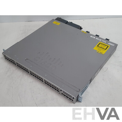 Cisco (WS-C3850-48F-S) Catalyst 3850 48 PoE+ 48-Port Gigabit Switch
