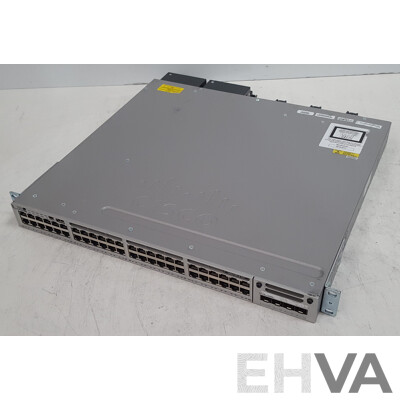 Cisco (WS-C3850-48P-L) Catalyst 3850 48 PoE+ 48-Port Gigabit Switch