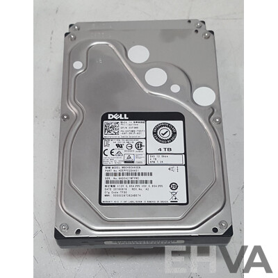 Dell 4TB SAS 7.2K 3.5-Inch Hard Drive - Lot of Two