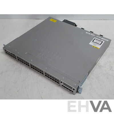 Cisco (WS-C3850-48F-S) Catalyst 3850 48 PoE+ 48-Port Gigabit Switch