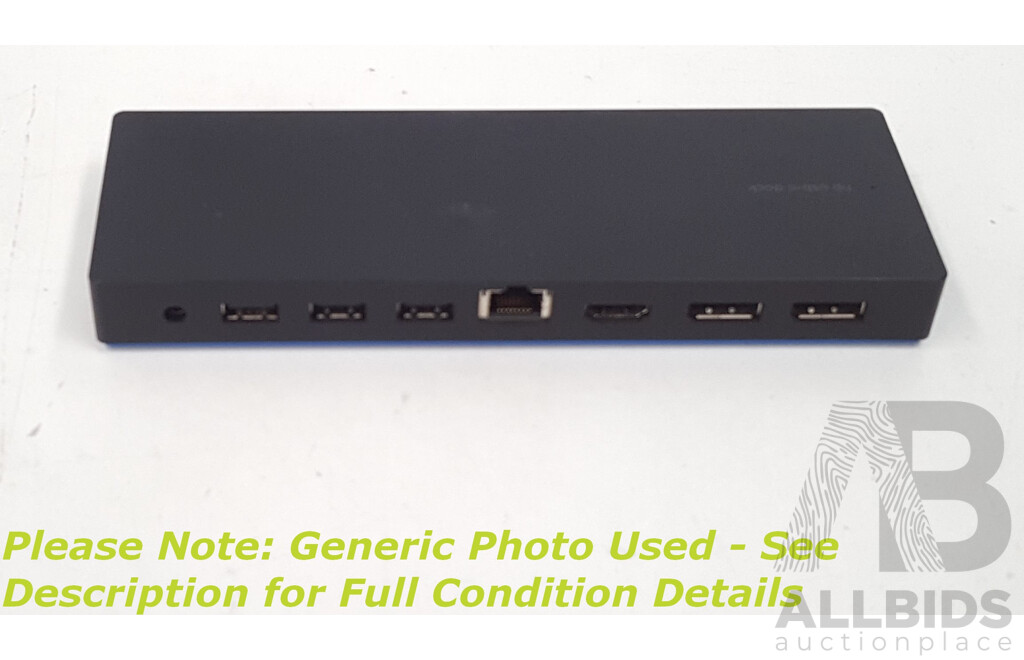 HP (HSTNH-U601) Elite USB-C Dock w/ Power Supply