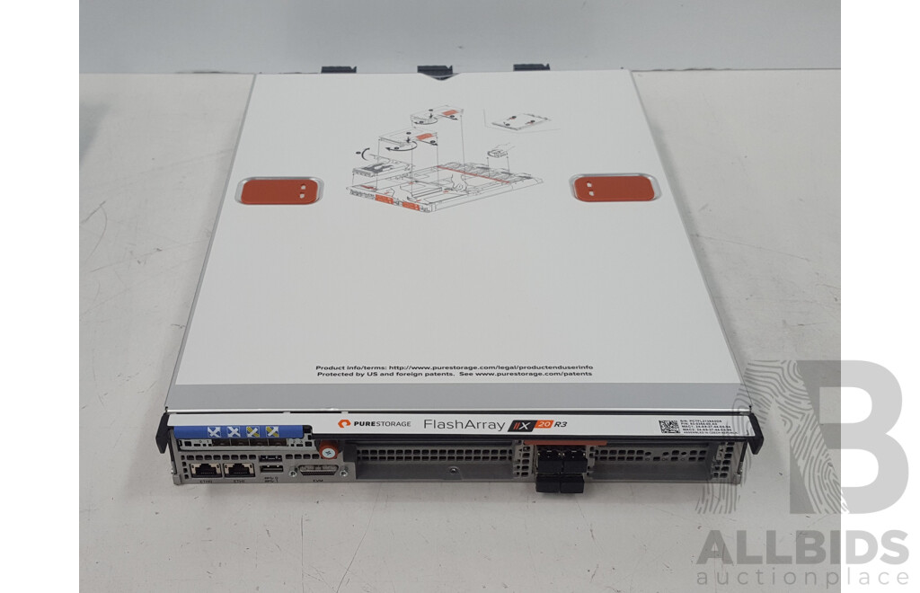 PureStorage FlashArray //X20 R3 Storage Array w/ 192GB DDR4