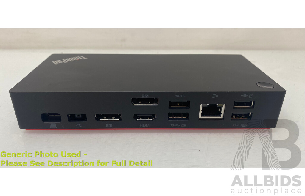 Lenovo (LDK-KP) ThinkPad Universal USB-C Dock W/ Power Supply