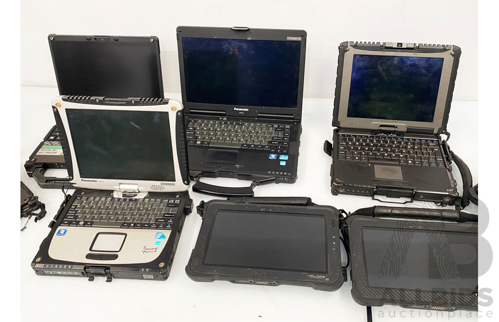 Assorted Lot of Rugged Laptops and Tablets