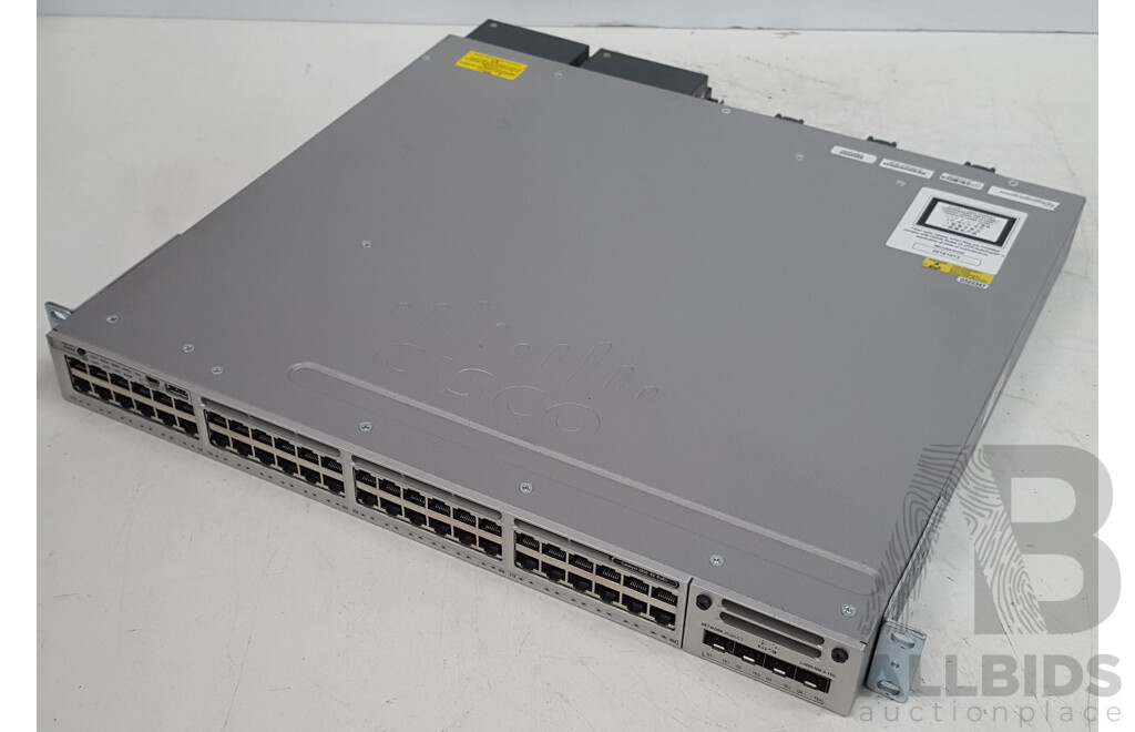 Cisco (WS-C3850-48P-L) Catalyst 3850 48 PoE+ 48-Port Gigabit Switch