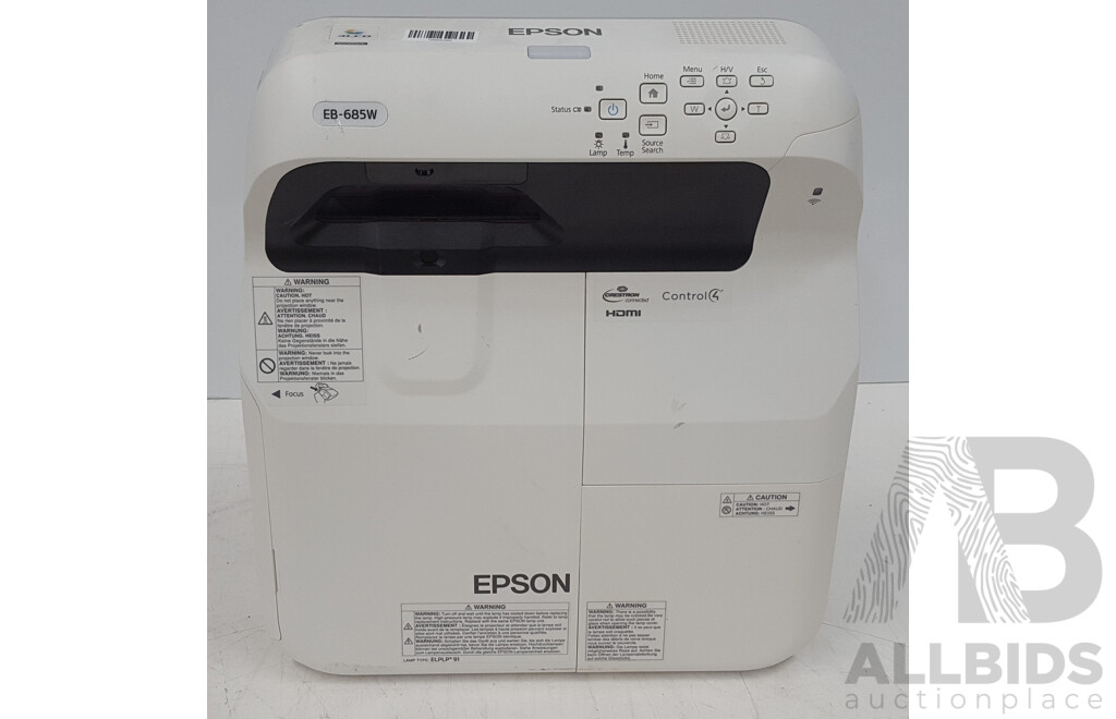 Epson (EB-685W) WXGA 3LCD Projector