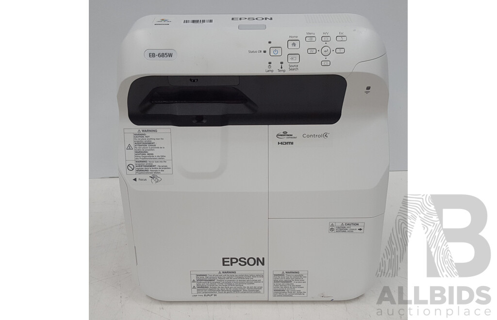 Epson (EB-685W) WXGA 3LCD Projector