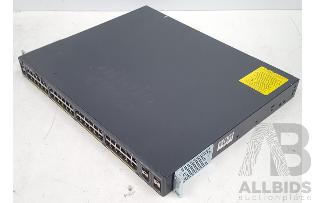 Cisco (WS-C2960X-48LPS-L) Catalyst 2960-X Series 48-Port PoE+ Gigabit Ethernet Switch