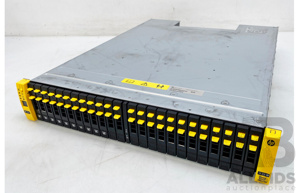 HP (3PARA-ST1111) DriveShelf M6710 24-Bay Drive Enclosure W/ 12TB Storage & Modules