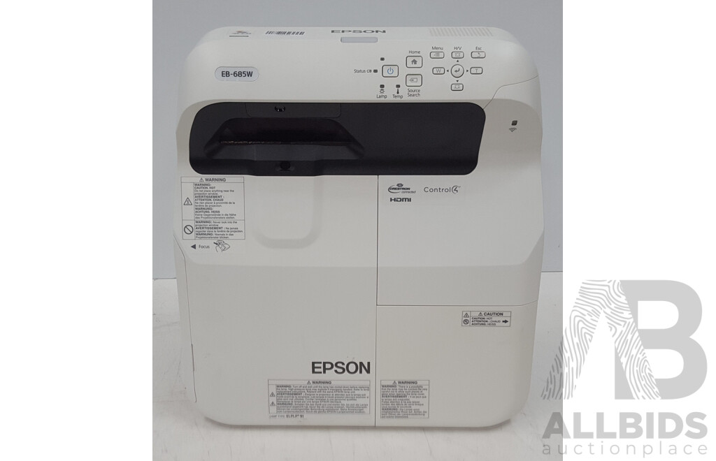 Epson (EB-685W) WXGA 3LCD Projector