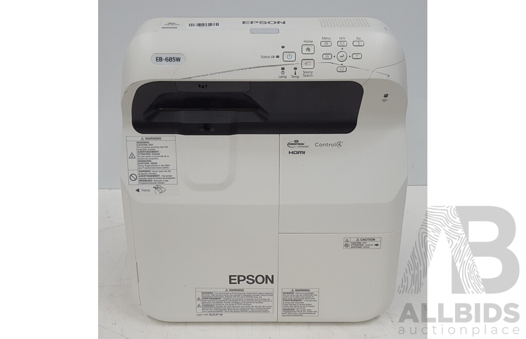 Epson (EB-685W) WXGA 3LCD Projector