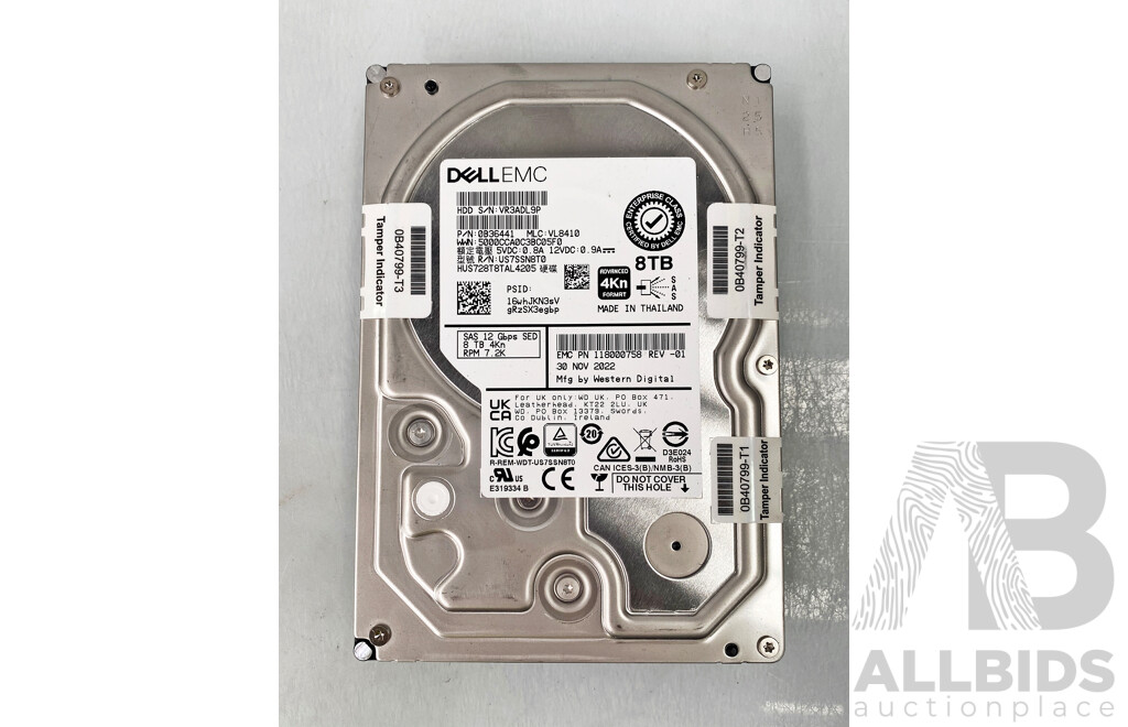 Dell (0B36441) EMC 8TB SAS 12Gbps 3.5-Inch Hard Drive