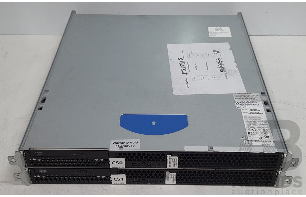 EMC (SR1530SH) Intel Celeron 2.00GHz CPU Server w/ 2GB RAM - Lot of Two
