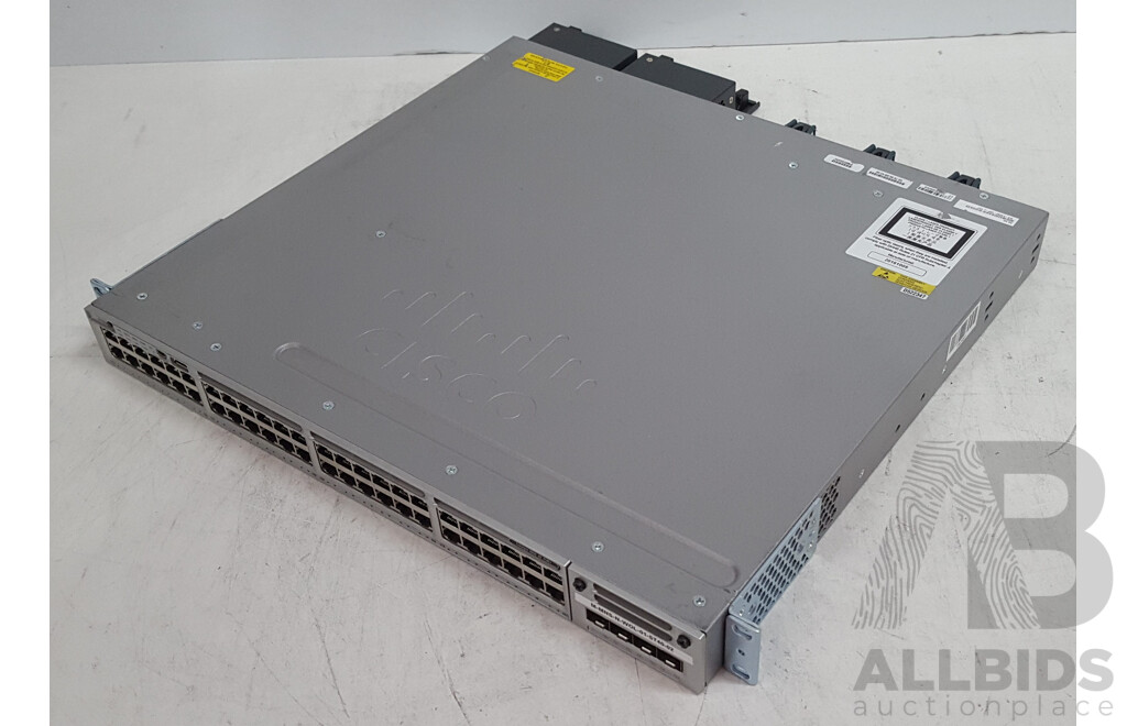 Cisco (WS-C3850-48P-L) Catalyst 3850 48 PoE+ 48-Port Gigabit Switch