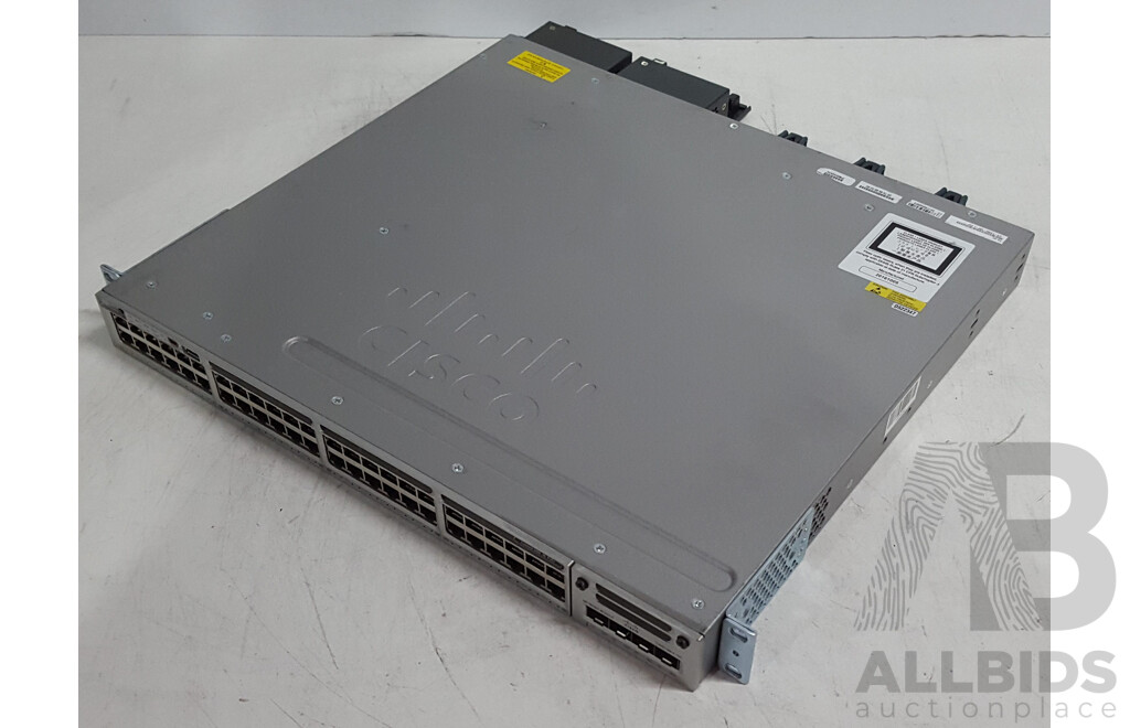 Cisco (WS-C3850-48P-L) Catalyst 3850 48 PoE+ 48-Port Gigabit Switch