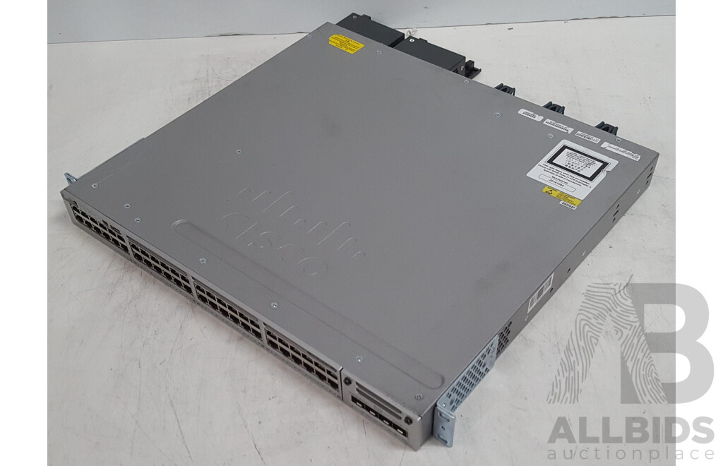 Cisco (WS-C3850-48P-L) Catalyst 3850 48 PoE+ 48-Port Gigabit Switch