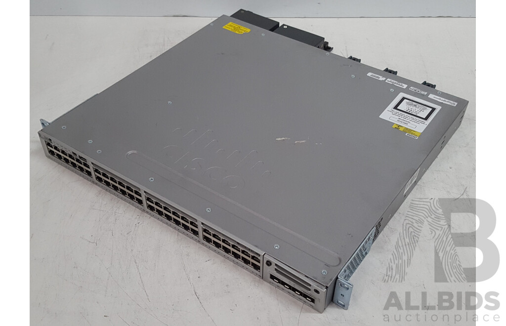 Cisco (WS-C3850-48P-L) Catalyst 3850 48 PoE+ 48-Port Gigabit Switch