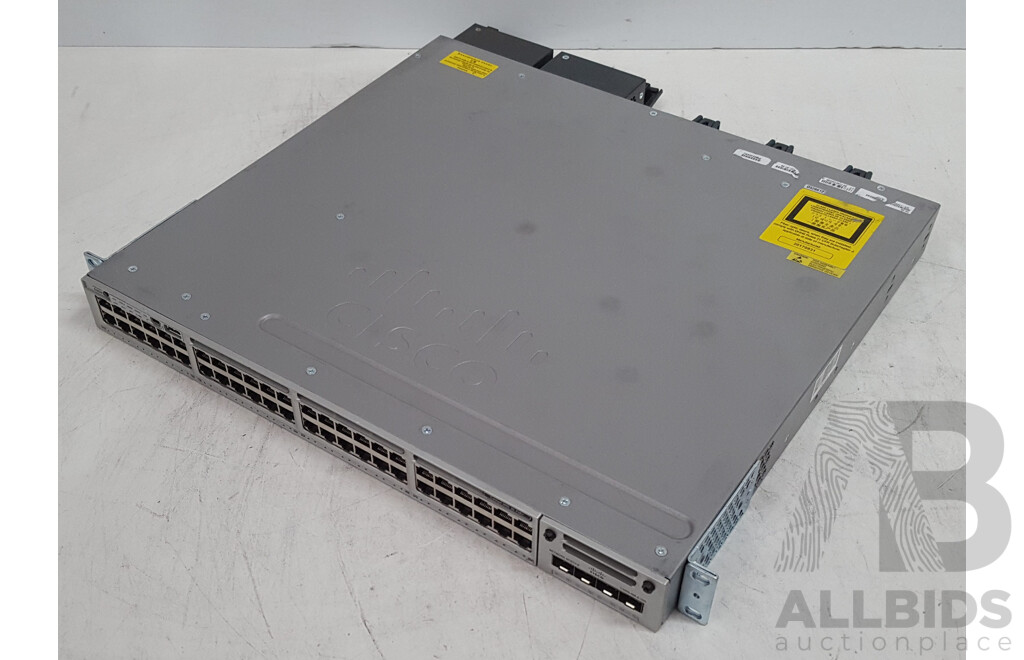 Cisco (WS-C3850-48P-L) Catalyst 3850 48 PoE+ 48-Port Gigabit Switch
