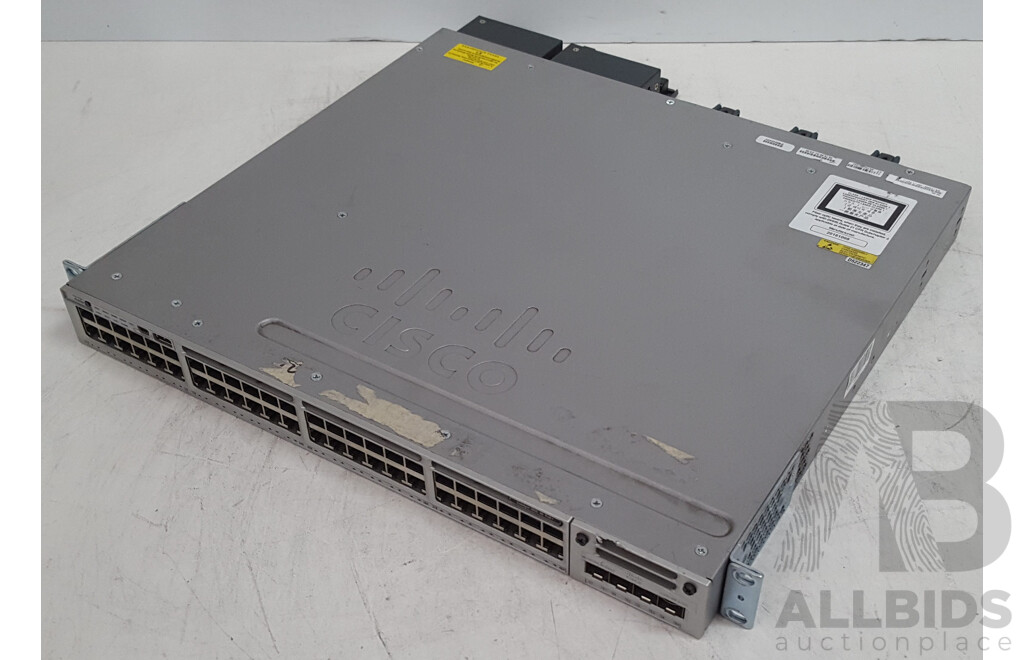Cisco (WS-C3850-48P-L) Catalyst 3850 48 PoE+ 48-Port Gigabit Switch