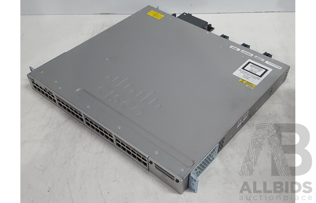 Cisco (WS-C3850-48P-L) Catalyst 3850 48 PoE+ 48-Port Gigabit Switch