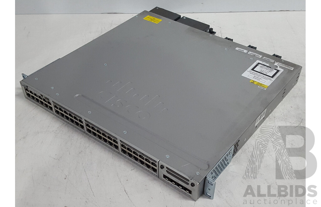 Cisco (WS-C3850-48P-L) Catalyst 3850 48 PoE+ 48-Port Gigabit Switch