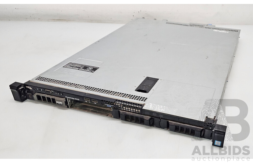 Dell EMC PowerEdge R330 Intel Xeon (E3-1220 V5) 3.00GHz-3.50GHz 4-Core CPU 1RU Server W/ 16GB DDR4